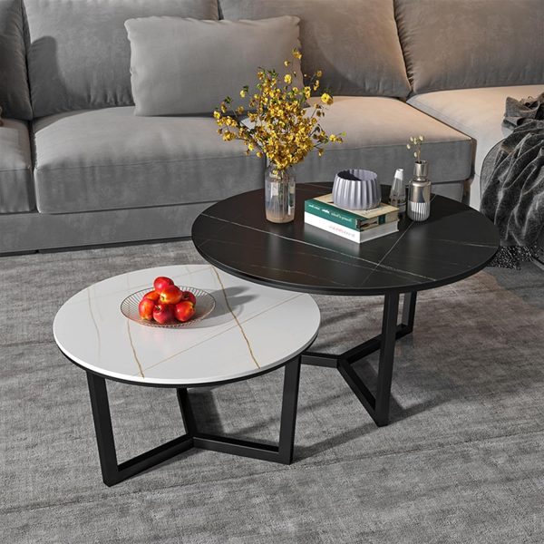 Mesa de centro, BZ229BK-700/ BZ229WH-500