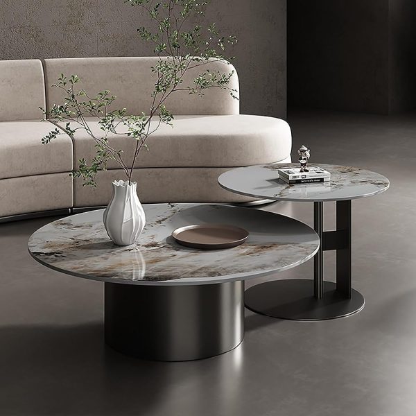 Colección de mesas de centro, mesas laterales y consolas decorativas para sala – Bezier Collection